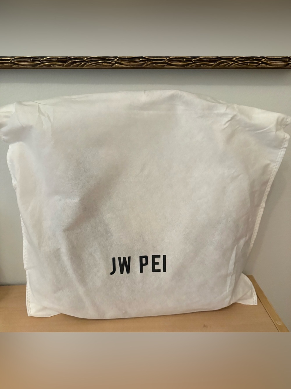 NWOT JW PEI Woven Crescent Shoulder Bag - Deep Burgundy - Picture 7 of 7